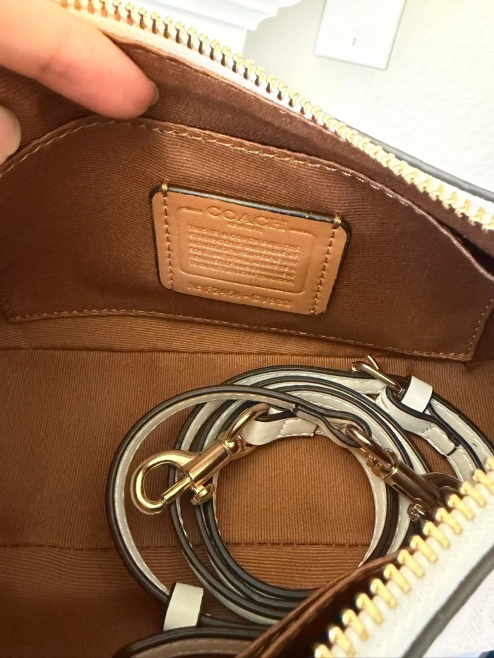 Coach Teri White Bag